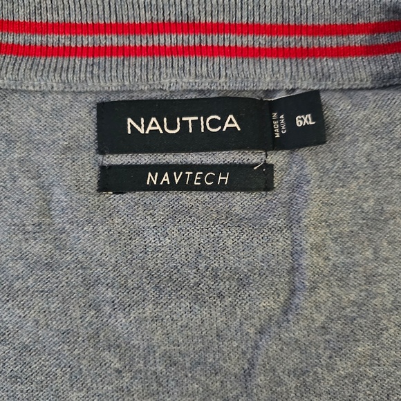 Nautica Men’s Navtech V-Neck Sweater, Blue, 6XL - Picture 2 of 9